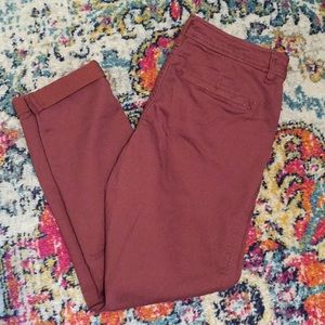 Mauve super soft jeans